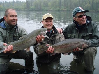 Alaska trout fishing lodge