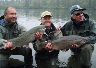 Alaska trout fishing lodge