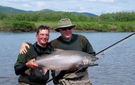 Alaska Salmon fishing lodge